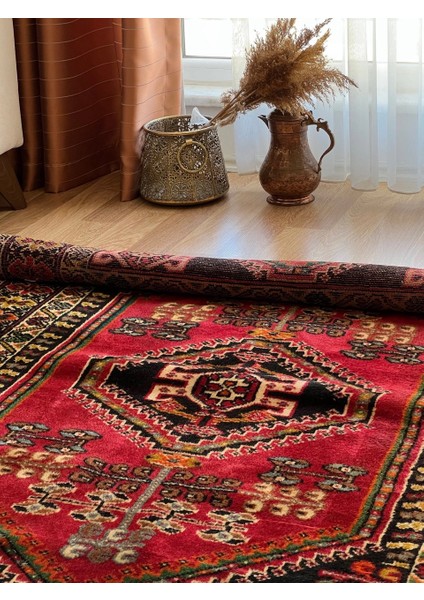 131X190 cm Harika Renkli Çiçek Desenli El Dokuma Geleneksel Yün Kilim fırsatları