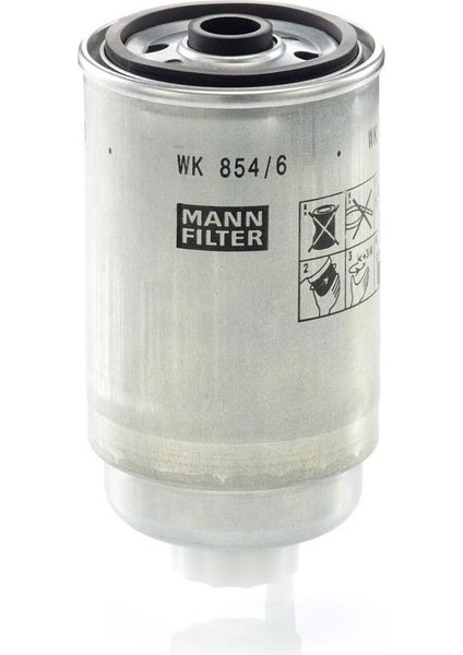 Mazot Filtre Brava Bravo Dolbo Marea Palio Siena 1,9D Boxer 1-2 Ducato 2 Jumper 1-2 Wk854/6 Mann