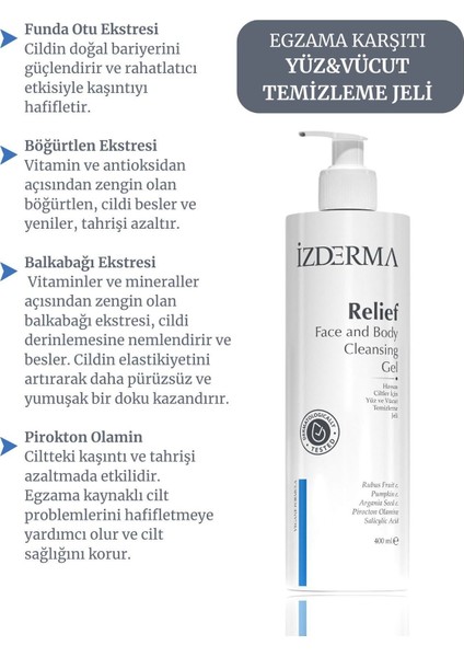 Relief Face&body Cleansing Gel