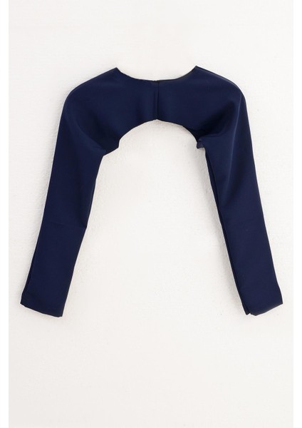 Pınkmark Kadın Içe Giyilen Tesettür Kahverengi Lacivert 2 Li Paket Bolero Bluz Kolluk MCPMBL25627