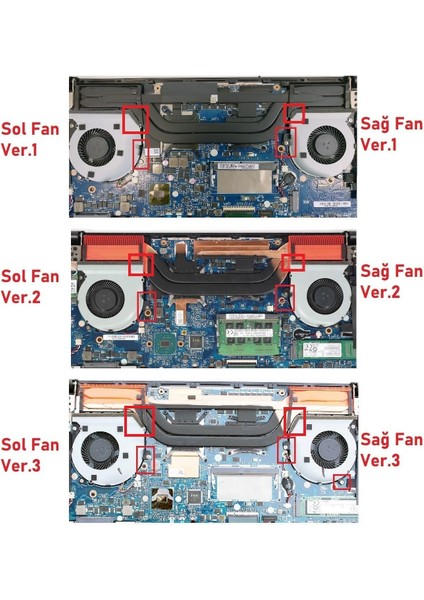 Asus FX502VE Fan Sağ V1