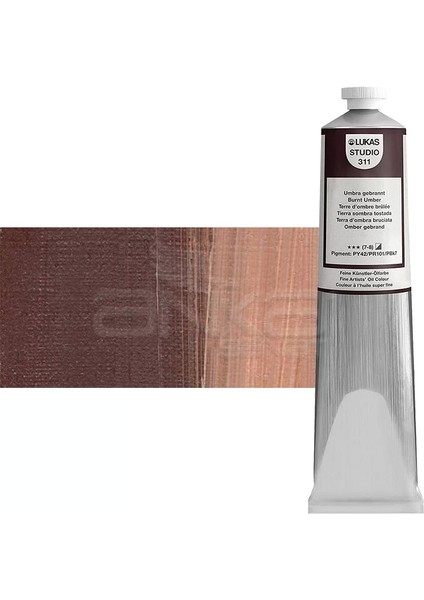 Studio Yağlı Boya 200 ml 311 Burnt Umber