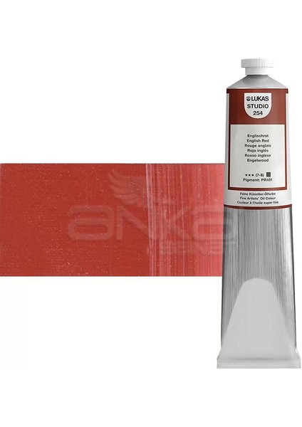 Studio Yağlı Boya 200 ml 254 English Red Light