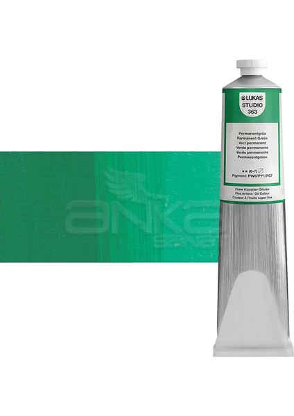Studio Yağlı Boya 200 ml 363 Permanent Green Light