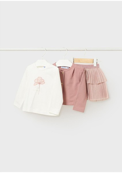 Kışlık Kız Bebek 3'lü Etekli Takım fırsatları