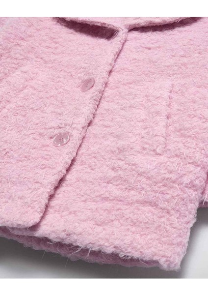 Kışlık Kız Çocuk Kaban Mont Kürklü - Pembe modelleri