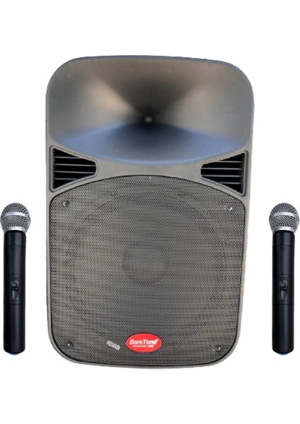 Mob-12 El + El 12" Usb-Bt Taşınabilir Seyyar Şarjlı Ses Sistemi