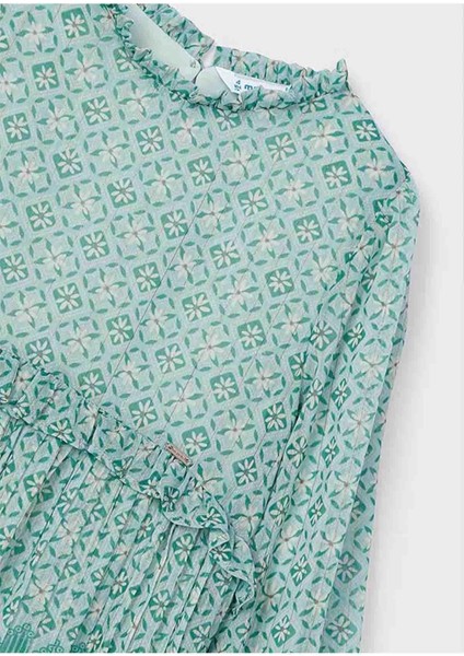 Kışlık Kız Çocuk Elbise - Yeşil fiyatları