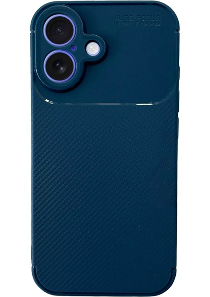 iPhone 16 Kılıf Focus Carbon Silikon Kapak