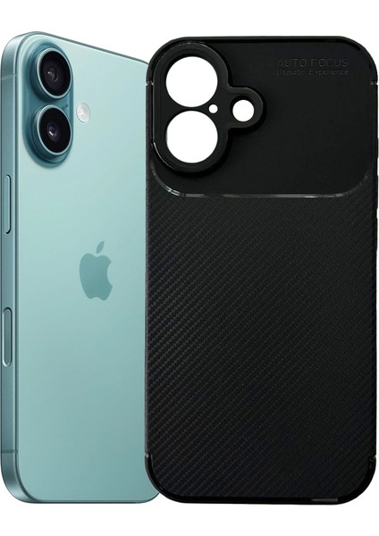 iPhone 16 Kılıf Focus Carbon Silikon Kapak fiyatları