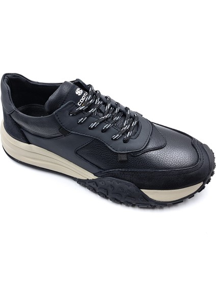 S20266 Deri Su Geçirmez Siyah Erkek Günlük Konfor Ayakkabı modelleri