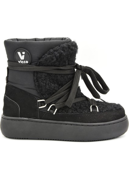 Merril Termo Kaymaz Taban Fermuarlı Kız Çocuk Bot Siyah fiyatları
