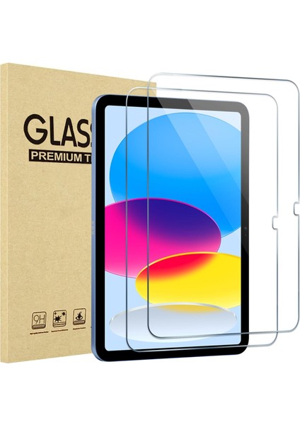 iPad 10. Nesil 2022 A2696/A2757/A2777 10.9 Inç Için 2 Paket Ekran Koruyucu, iPad 10 Için Temperli Cam Film Koruyucu (Yurt Dışından)