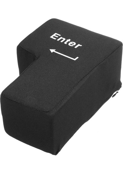 Enter Tuşu Yastık Dekoratif Kırlent Yolcu Yastığı