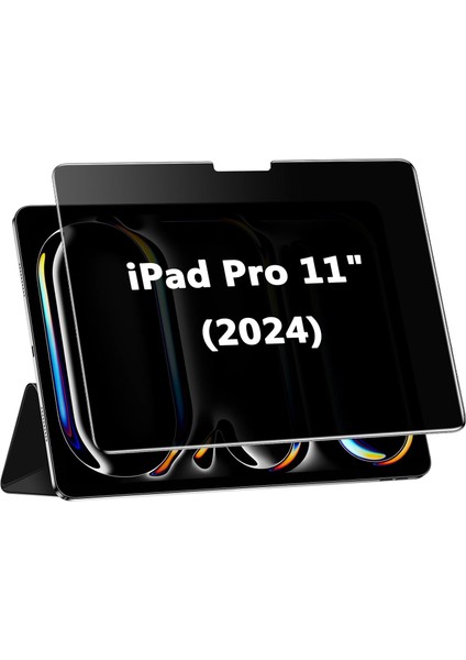 iPad Pro 11 Inç 2024 Için Gizlilik Temperli Cam Ekran Koruyucu (Yurt Dışından)