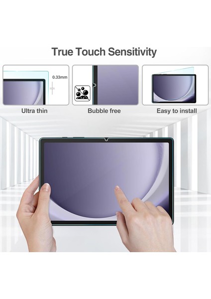 Samsung Galaxy Tab A9 Plus 11 Inç 2023 Için 2 Paket Ekran Temperli Cam 9h Film Koruyucu (Yurt Dışından)