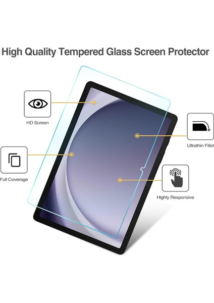 Samsung Galaxy Tab A9 Plus 11 Inç 2023 Için 2 Paket Ekran Temperli Cam 9h Film Koruyucu (Yurt Dışından)