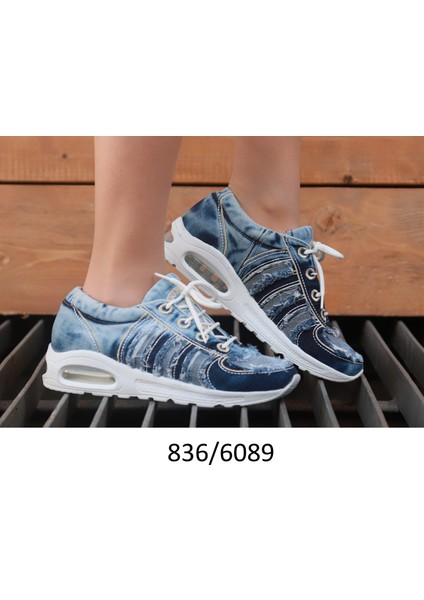 Kadın Kot Spor Ayakkabı Casual (Tam Kalıp) Jeonolog Shoes 836 indirimleri