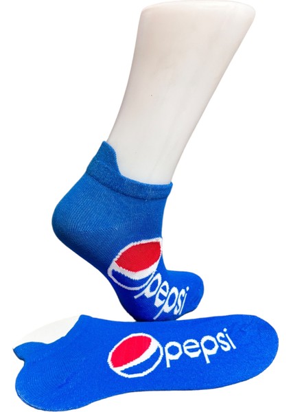 Pepsi-Cola-Fanta Logolu 3lü Patik Çorap Set (Unisex)