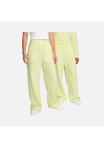 Sportswear Plush Pack Wide Legs Kadın Sweatpants Kadın Geniş Paça Yüksek Bel Eşofman DV4361