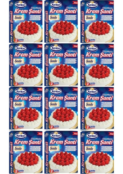 Kenton Krem Şanti Sade 150 gr x 12 Adet