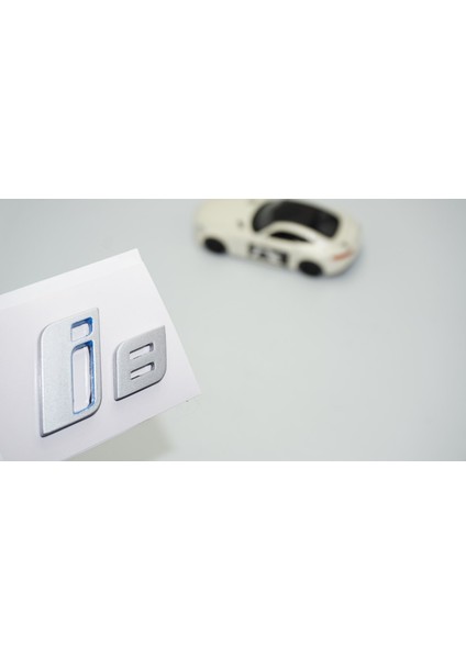 I8 Bagaj Gri Abs 3M 3D Yazı Logo Bmw Ile Uyumlu