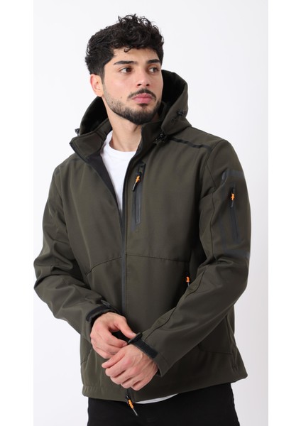 Bilek Detay Çıkarılabilir Kapüşonlu Softsheel Mont Bl 1734_50389 modelleri
