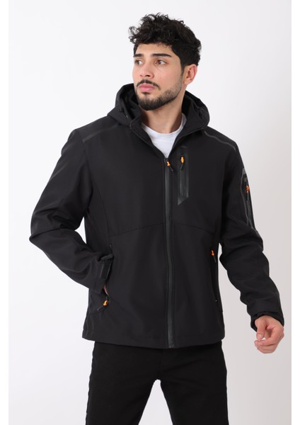 Bilek Detay Çıkarılabilir Kapüşonlu Softsheel Mont Bl 1734_50389 fiyatları