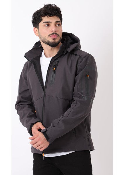 Bilek Detay Çıkarılabilir Kapüşonlu Softsheel Mont Bl 1734_50389 modelleri