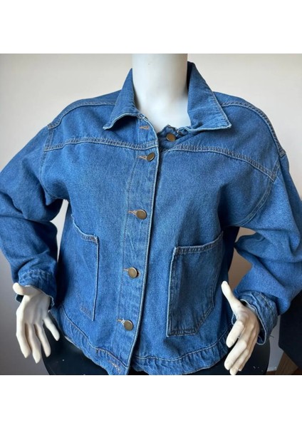 Özel Tasarım El Emeği Gümüş Püskül Detaylı Denim Ceket fiyatları