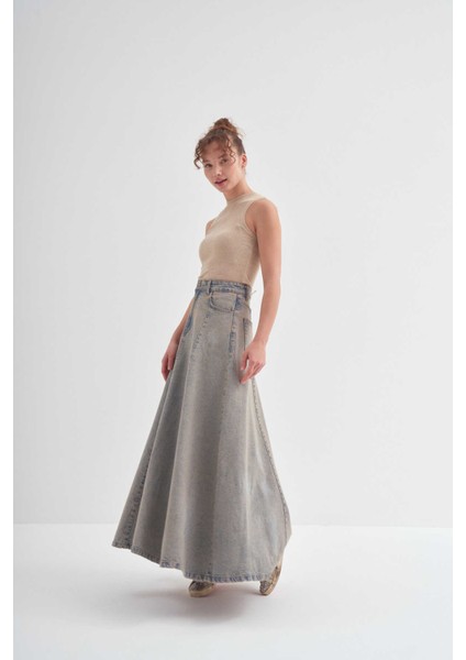 Timeless Denim Etek Vintage Mavi modelleri