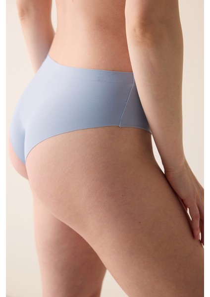 Invisible Laser Dantel Cut Açık Mavi Hipster Külot fiyatları