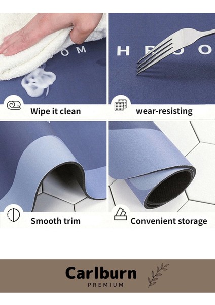 Özel Üretim Nano Teknoloji Kaymaz Kauçuk Hızlı Kuruma Nappa Deri Süper Emici Banyo Duş Paspası fırsatları