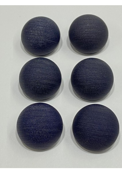 Italyan Mat Inci Bombeli Model Ceket Hırka Düğmesi Takımı 6 Lı Set Lacivert 2 cm (KOD:3598)