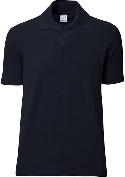 Polo Yaka Lacivert Kısa Kol Tshirt