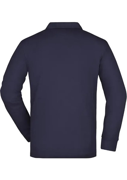 Polo Yaka Lacivert Uzun Kol Sweatshirt fiyatları