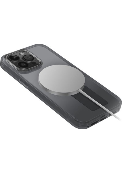 Iphone 15 Pro Uyumlu Kılıf Heldro Mag Serisi Magsafe Özellikli (Magclick™) Tutma Bandı (Flexgrip™)