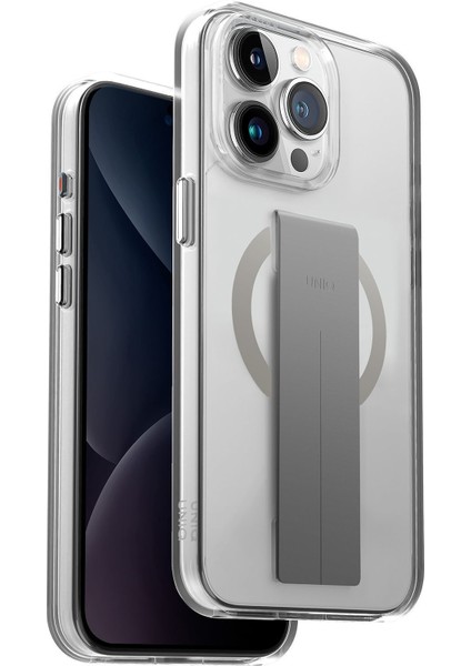 Iphone 15 Pro Kılıf Heldro Mag Serisi Magsafe Özellikli (Magclick™) Tutma Bandı (Flexgrip™)