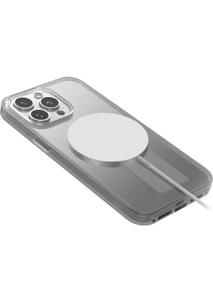 Iphone 15 Pro Kılıf Heldro Mag Serisi Magsafe Özellikli (Magclick™) Tutma Bandı (Flexgrip™)