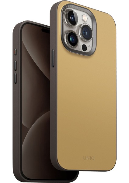 Iphone 15 Pro Uyumlu Kılıf Lyden Ds Serisi Vegan Deri Kaplama Magsafe Özellikli (Magclick™)
