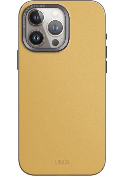 Iphone 15 Pro Uyumlu Kılıf Lyden Ds Serisi Vegan Deri Kaplama Magsafe Özellikli (Magclick™)