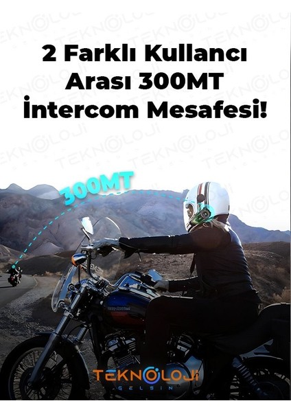 A602X Intercom Motorcu Kask Kulaklığı