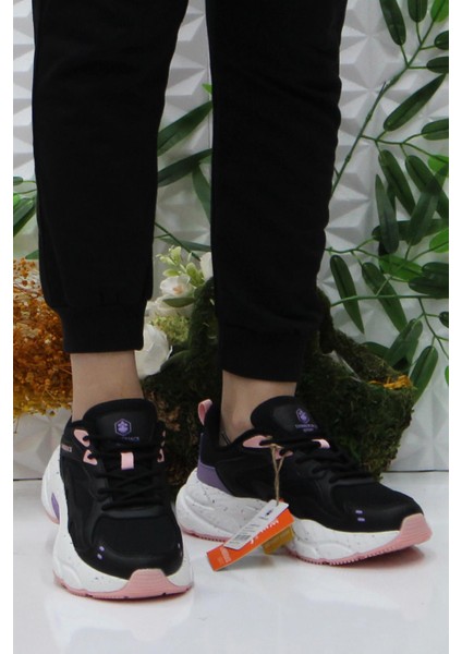 Fanto Siyah Pudra Rahat Sneaker Kadın Ayakkabı fiyatları