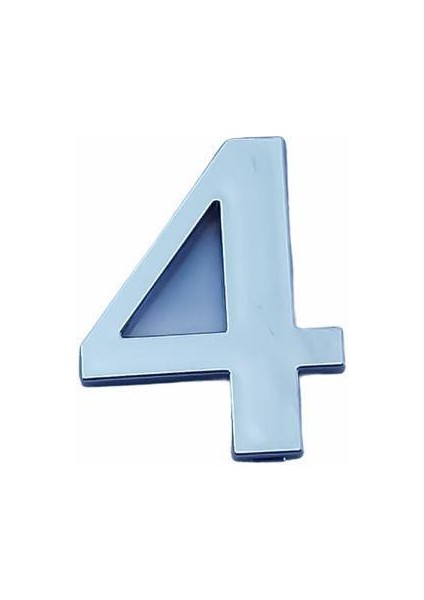 Villa Boy 4 Rakamı 8,5 cm Yapışkanlı