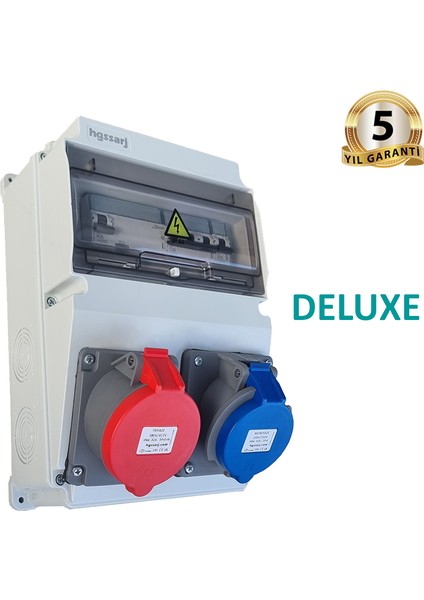 Elektrikli Araç Kombinasyon Kutusu Deluxe 5X32A + 3X32A + 1X16A