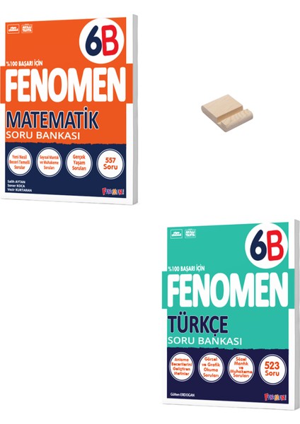 Fenomen Yayıncılık 6. Sınıf B Serisi Matematik - Türkçe Soru Bankası - Telefon Tutucu