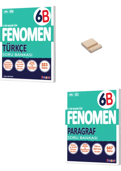 Fenomen Yayıncılık 6. Sınıf B Serisi Türkçe ve Paragraf Soru Bankası - Telefon Tutucu