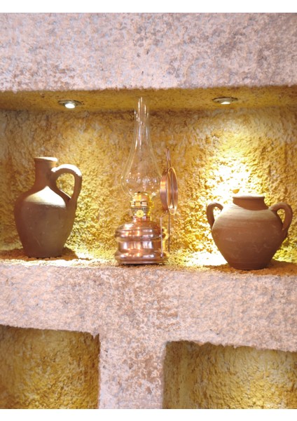 Gaz Lambası Bakır, Kandil, Dekoratif Fener