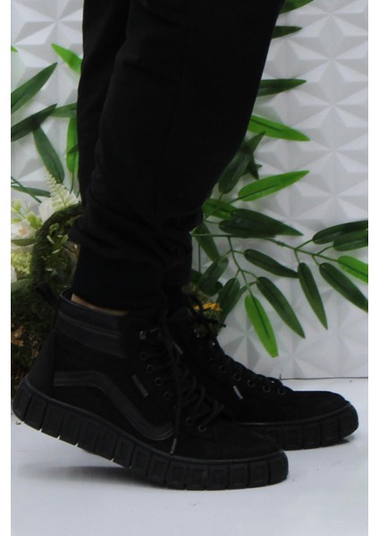 250117 Siyah Nubuk Rahat Esnek Orijinal Ürün Erkek Bot