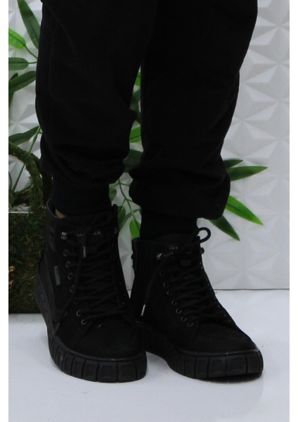 250117 Siyah Nubuk Rahat Esnek Orijinal Ürün Erkek Bot fiyatları